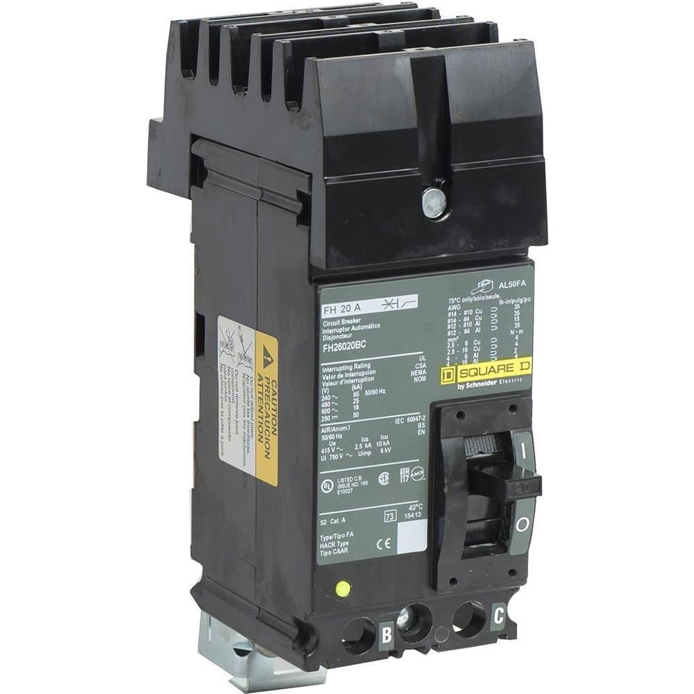 Schneider Electric, FH26020BC - Square D - Molded Case Circuit Breaker