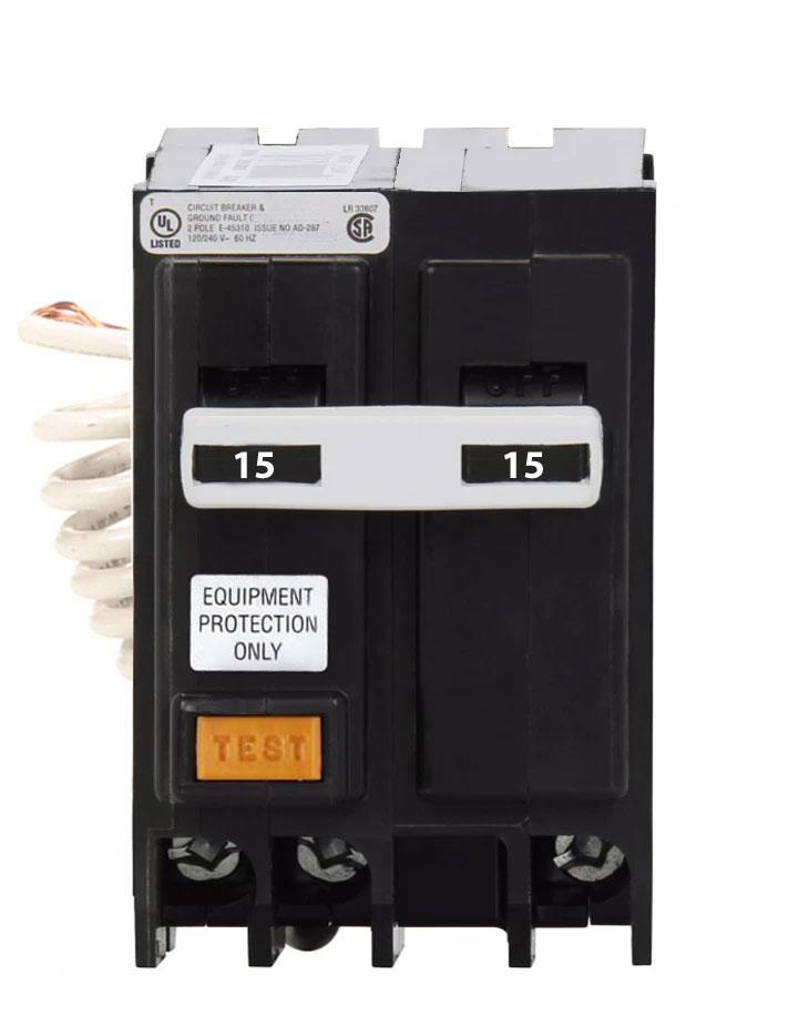 Eaton Cutler-Hammer, GFEP215 - Eaton - 30 mA GFEP Circuit Breaker